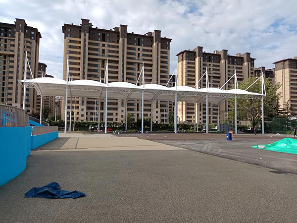 球場泳池膜結構